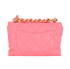 Matelasse Shoulder Bag, &pound;2,350, Handbags, Pink, Leather, Back view